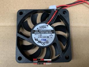 6CM 厘米 AD0612MB ADDA GA0 双滚珠风扇 6010 0.19A 原装 12V