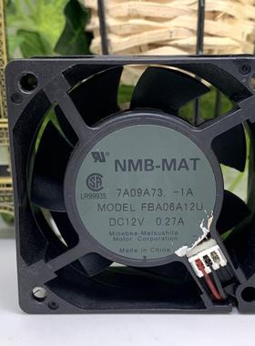 全新NMB原装6025 12V 0.27A FBA06A12U 1L01A72散热风扇