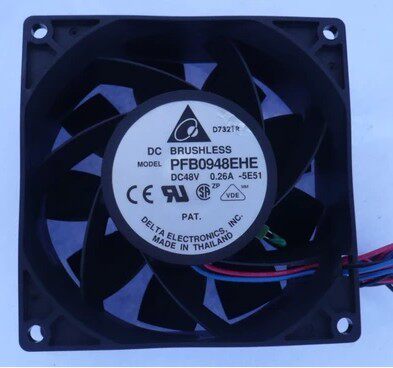 台达 PFB0948EHE-R00 9038 48V 0.26A 双滚珠 变频器风扇机箱风扇
