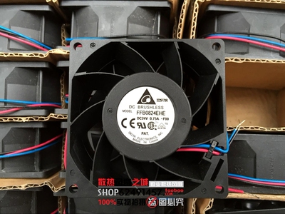 全新原装台达 FFB0824EHE 8038 8cm 24V 0.75A 双滚珠变频器风扇