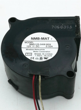原装NMB BM5125-04W-B59/B50 12V 0.32A 5cm厘米 5025 投影机风扇