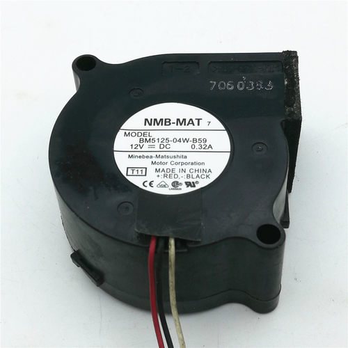 原装NMB BM5125-04W-B59/B50 12V 0.32A 5cm厘米 5025 投影机风扇