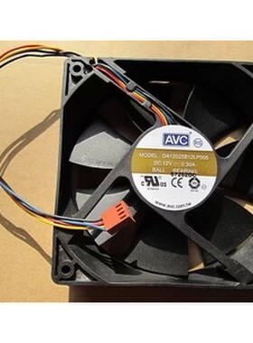 原装AVC DA12025B12LP005 12V 0.30A PWM双滚珠 4PIN温控风扇