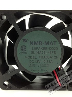 NMB 6025 6CM机箱电源风扇12V 0.22A FBA06A12H 双滚珠