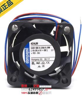 全新原装ebmpapst 424JH 24V 6.9W 4028 4厘米 高转速 直流散热风