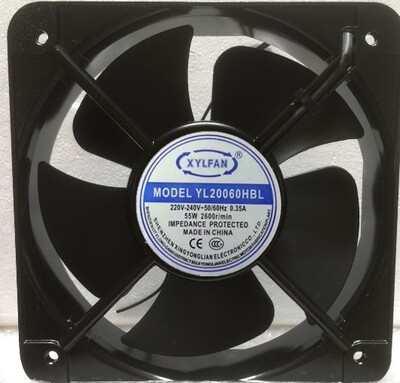 原装XYLFAN 轴流风扇全新YL20060HBL 220v 0.35A 交流轴流风机