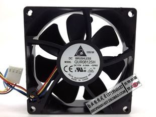 全新台达DELTA 8025 12V 0.5A 8CM PWM调速 高速风扇 QUR0812SH