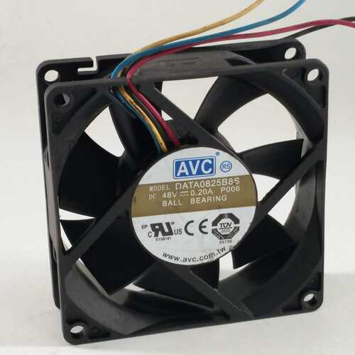 AVC DATA0825B8S P006 48V 0.20A 8CM 8025 中兴设备 交换机风扇