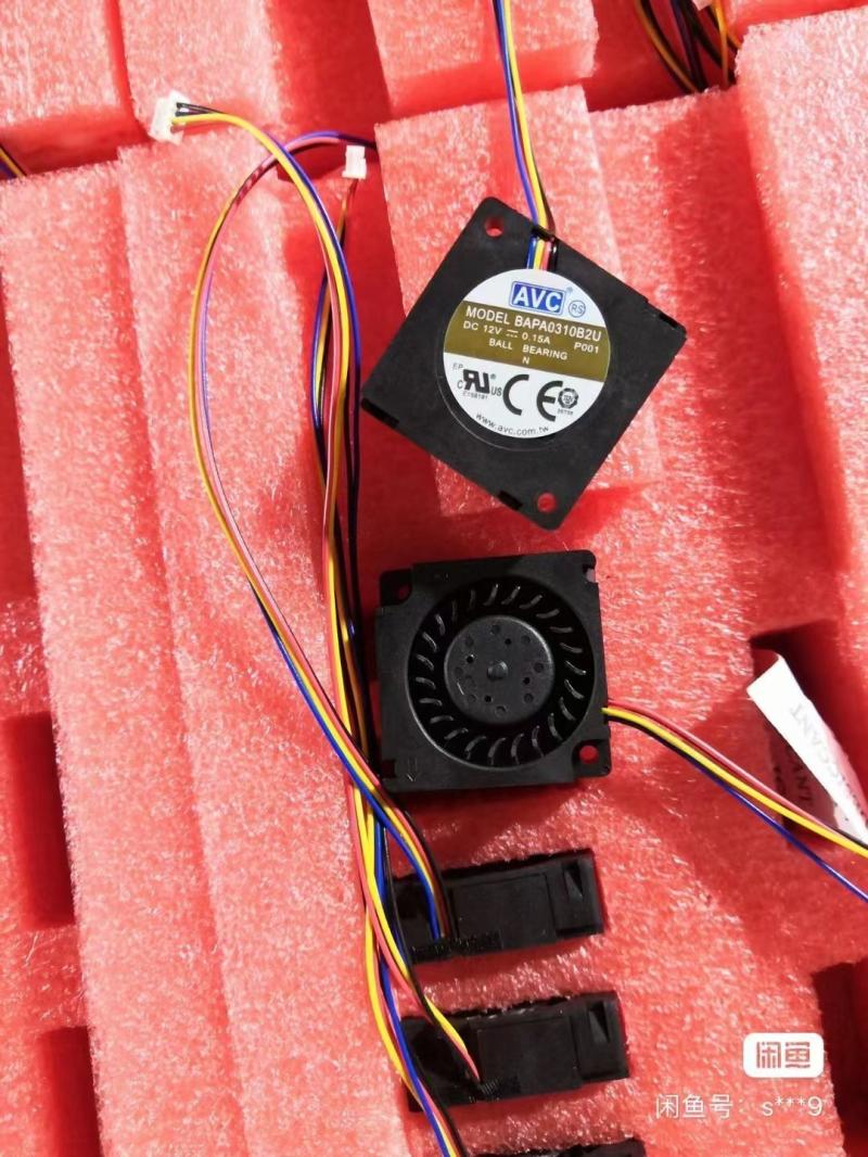BAPA0310B2U 全新AVC 3010 12V 0.15A 3CM PWM涡轮离心鼓风机风扇