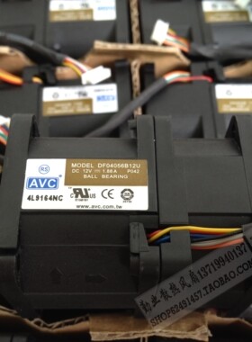 全新 原装AVC 4056 1.88A 4CM 1U服务器散热风扇 DF04056B12U