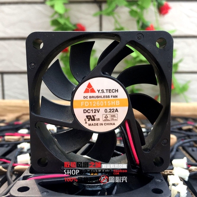 全新原装元山 FD126015HB 6015 6cm 12V 0.22A 超耐用双滚珠风扇