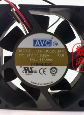 原装AVC 6025 6CM/厘米 24V 0.6A 变频器设备风扇 DATB0625B4F