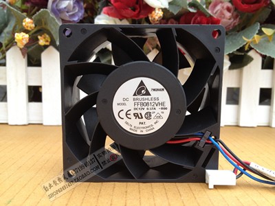 台达DELTA 8038 8厘米双滚珠风扇12V 0.57A FFB0812VHE-ROO