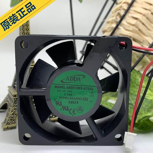 台湾 ADDA AD0612MX-A70GL 6cm/厘米 HYPRO轴承风扇 6025