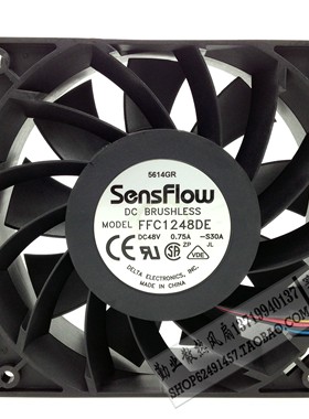 台达12038 12CM 大风量风扇48V 0.75A FFC1248DE 双滚珠 大量现货