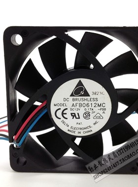 台达DELTA 6015 6cm CPU风扇 12V 0.17A AFB0612MC-FOO 测速