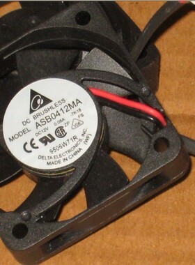 台达 4010 12V 0.08A ASB0412MA 超薄型静音液压散热小风扇4CM