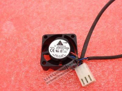 台达2.5CM/厘米2510 12V 双滚珠 大风量微型散热风扇 AFB02512HHA