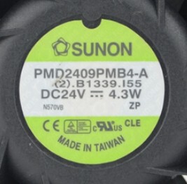 PMD2409PMB4-A 24V 4.3W 3线 原装建准SUNON92*92*38机箱散热风扇