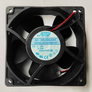 12CM变频器散热风扇AD1224HX KAKU卡固AD1224HB 0.32A 24V F51