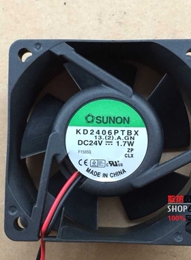 原装SUNON 6025 KD2406PTBX 13.2.A.GN DC24V 1.7W 变频器风扇