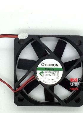 台湾建准SUNON 5010 5CM 12V1.1W 磁悬浮风扇 KDE1205PFV2