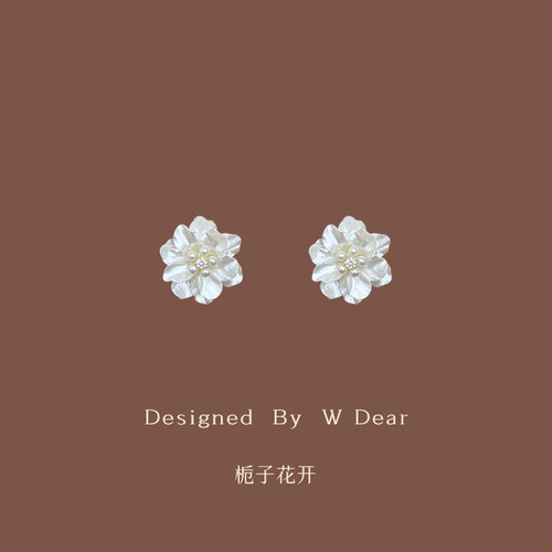 「栀子花开」蚊香盘耳夹女
