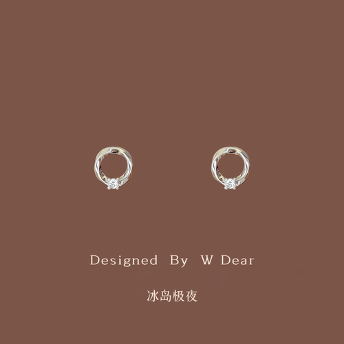 莫比乌斯环硅胶耳夹女无耳洞