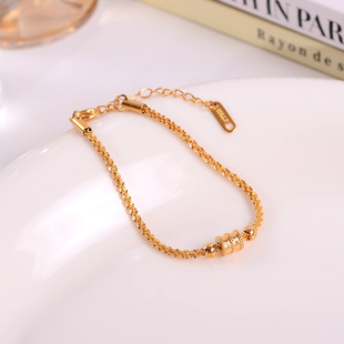 钛钢手链 爆闪波光粼粼精致小蛮腰手链女百搭新款气质手饰不褪色