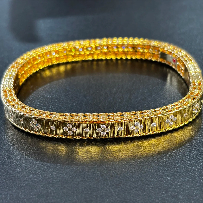 铜合金手镯 拉丝工艺宫廷风卡扣方形手镯女轻奢时尚手环镯子首饰,饰品/流行首饰/时尚饰品新,手链,淘宝优惠券,粉丝福利购,淘宝优惠卷