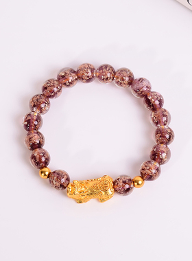 铜合金 亮晶晶貔貅手链女高级感百搭轻奢手串新款手饰礼物