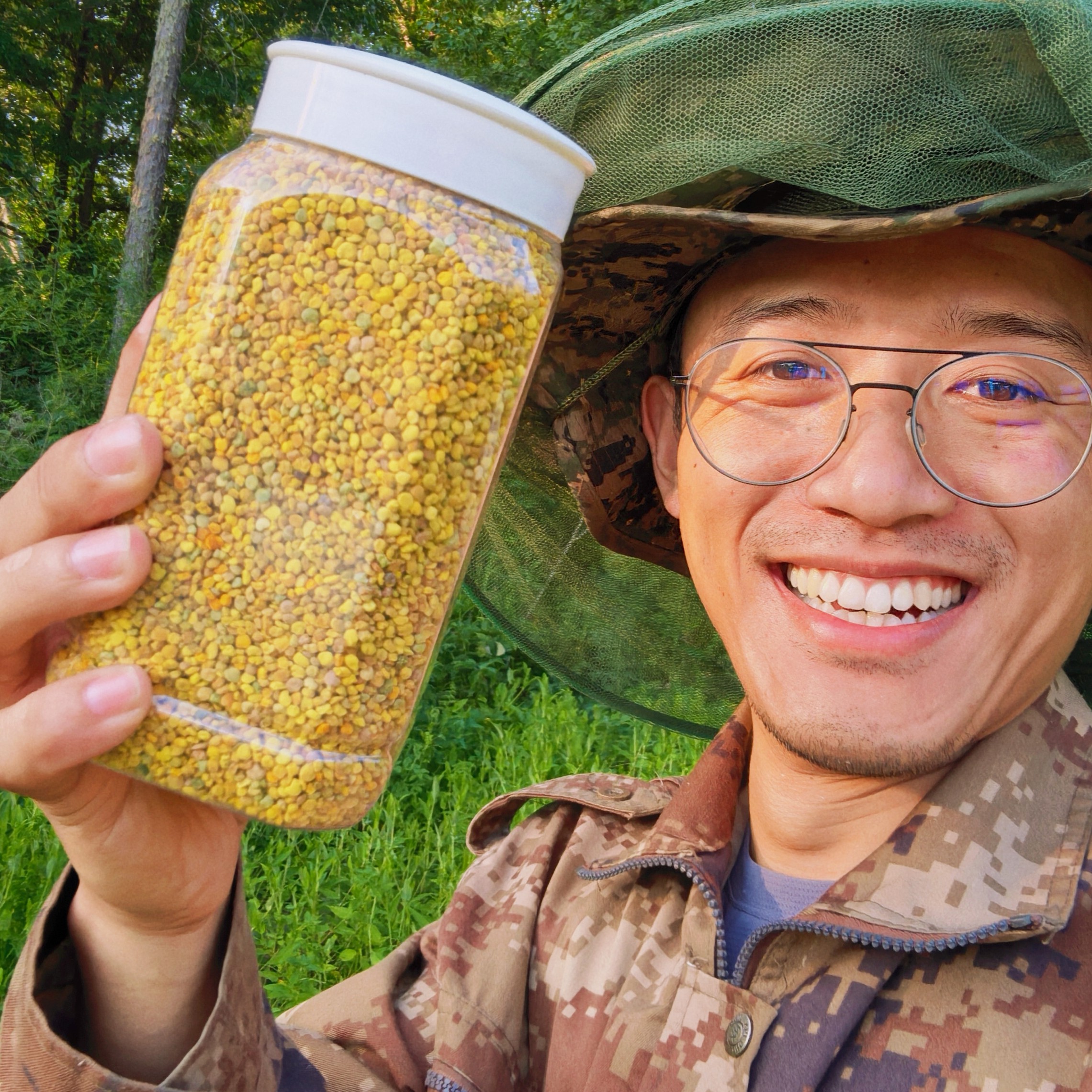 小兴安岭自然蜂花粉颗粒食用花粉