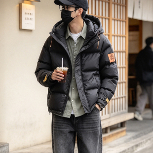 特价冬季男保暖羽绒连帽袄子机能外套18299御寒轻便羽绒服