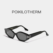 PLTH 网红墨镜潮流超酷小框男女街拍防紫外线嘻哈蹦迪太阳镜