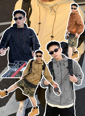 PLTH*防晒骑行服夏季男女户外UPF50+防紫外线皮肤衣情侣连帽外套