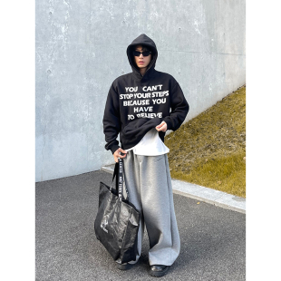 嘻哈外套金属扣百搭男女卫衣 宽松美式 PLTH 秋冬加绒保暖防风短款