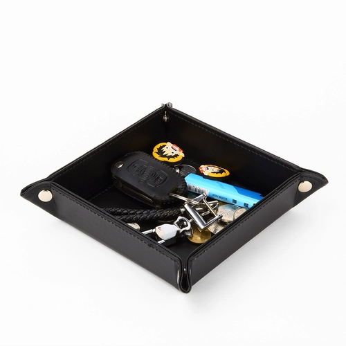 Кожа для крыльца в соответствии с вычетом Изменения небольшого мусора на рабочем столе складной коробка складного ключа диска настройка настройка