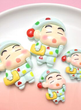 大小号  睡衣小新新奶油胶diy手机壳材料发夹头绳饰品收纳盒贴片
