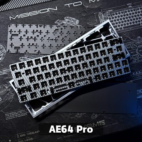 AE64pro PCB满改成品磁轴键盘【EV63平替】双灯位西湖水果冻