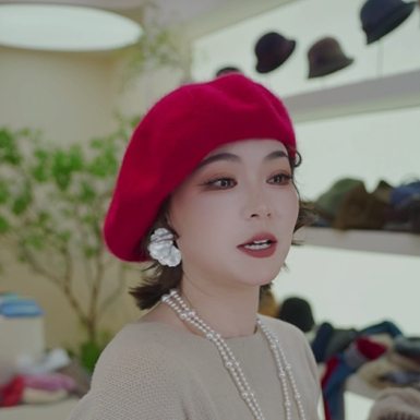 【玥】浣熊绒稀缺料-高级感贝雷帽