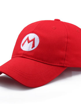 现货超级玛丽mario防晒遮阳帽