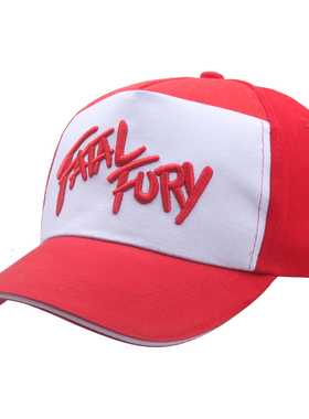 特瑞帽子 Fatal Fury棒球帽饿狼传说拳皇特瑞·博加德刺绣鸭舌帽