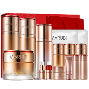 丸美抗皱紧致中年妈妈水乳护肤品套装淡纹全套官方旗舰店正品礼盒
