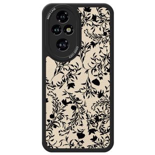 月光玫瑰适用于荣耀200pro手机壳荣耀500新款honor300pro时尚荣耀400pro高级女款90se小羊皮荣耀80全包保护套