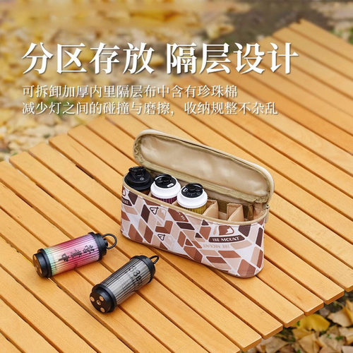 户外用品38灯收纳包防污防震户外露营工作灯分隔层保护套收纳袋