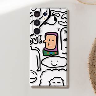 A54涂鸦 玩具总动员三星S23Ultra手机壳S22 S21透明S20Note20