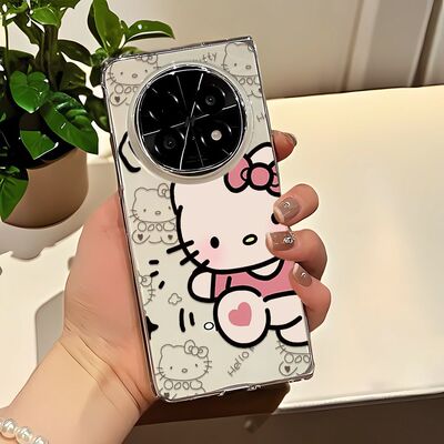 Hello凯蒂适用OPPOFindN5手机壳典藏版VIVOXFold5/3/2华为MateX5