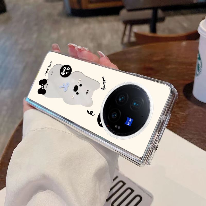 小狗适用vivoXfold5手机壳xfold3pro折叠xfold2超薄新款防摔潮保护壳