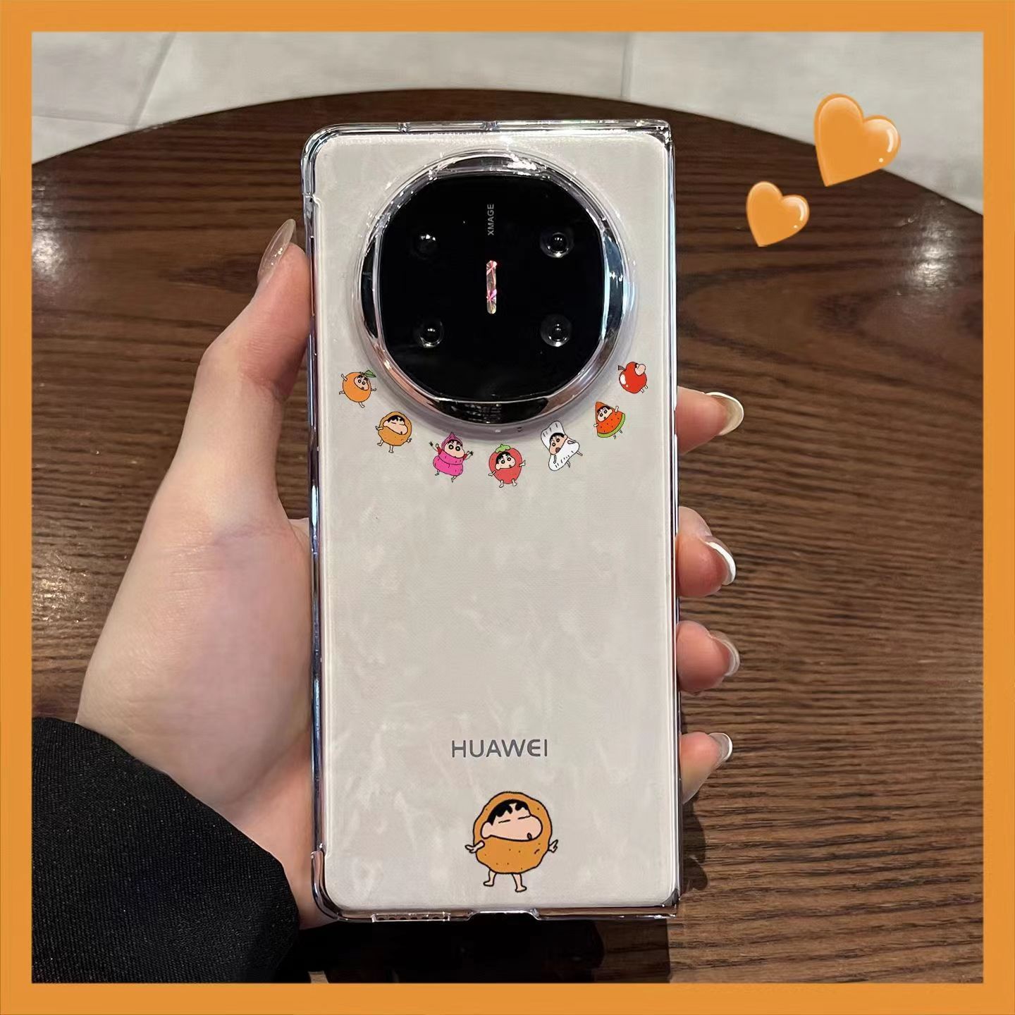 水果小新适用华为mateX6手机壳透明三星ZFold7防摔MagicV3折叠屏