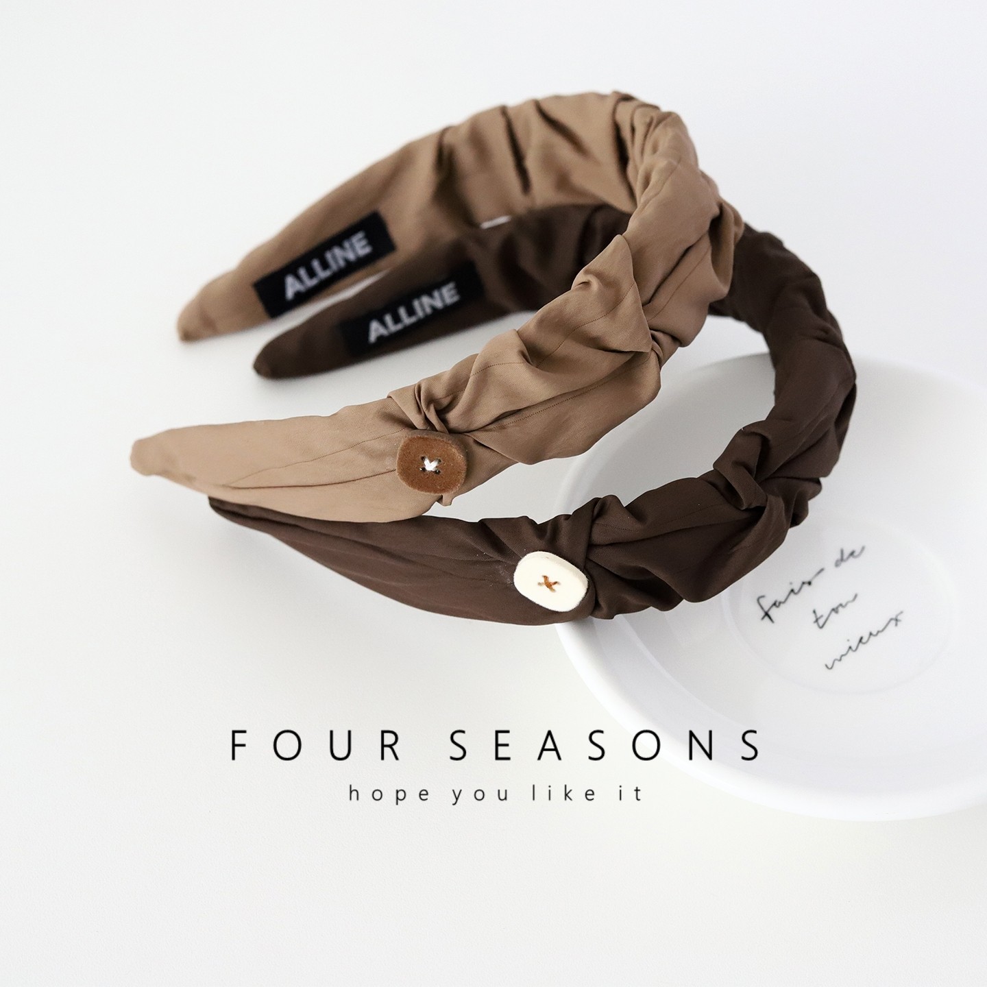 复古咖色百搭褶皱高颅顶洗脸压发头箍发卡简约气质发箍发饰头饰女,饰品/流行首饰/时尚饰品新,发饰,淘宝优惠券,粉丝福利购,淘宝优惠卷